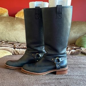 Banana Republic Tall Leather Riding Moto Boots